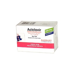Aciclovir 400mg C/25cpr Ranbaxy