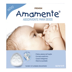 Absorvente P/seios Amamente 12un