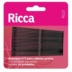 Grampos Ricca Preto N7 C/50un Belliz