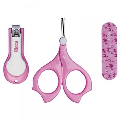 Kit Manicure Ricca Baby Colors Rosa