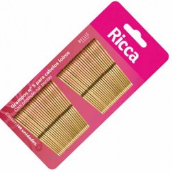 Grampo P/ Cabelos Ricca Louro N 5 C/ 100 Un