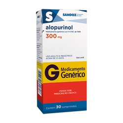 Alopurinol 300mg C/30 Cprs Sandoz