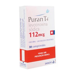 Puran T4 112mcg C/30 Comprimidos