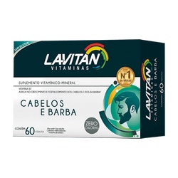 Lavitan Cabelo Barba Hom Cap 4bl X15