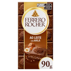 Ferrero Rocher Ao Leite Barra 90g