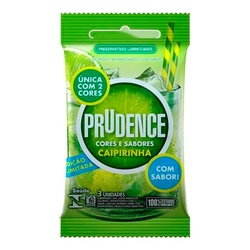 Preservativo Prudence Caipirinha C/3un