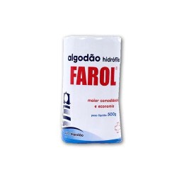 Algodao Hidrofilo Farol Rolo 500g