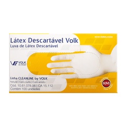 Luva Latex Volk Descartavel M