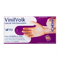 Luvas Volk C/100 C/amido Tam G