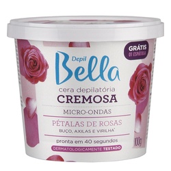 Cera Dep Depil Bella 0100g Micro Ondas Petalas Ros