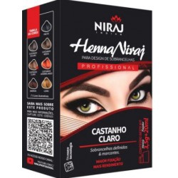 Kit Henna Cast Claro 4g Fixador niraj 20ml