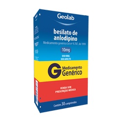 Besilato Anlodipino 10mg C/30cpr