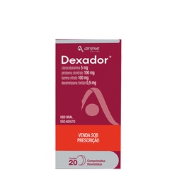 Dexador - Cpr 5+100+100+0,5mg Cm Rv Ct Bl Al Plas Tran 20