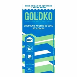 Chocolate Ao Leite De Coco Vegana 20g Go