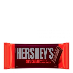 Choc Hersheys Meio Amargo 40% Cacau 82g