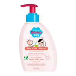 Sab Liq Turma Da Monica Perolas Cremosas C/ Frutas 200ml