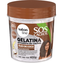 Gelatina Salon Line Oleo De Coco 400g